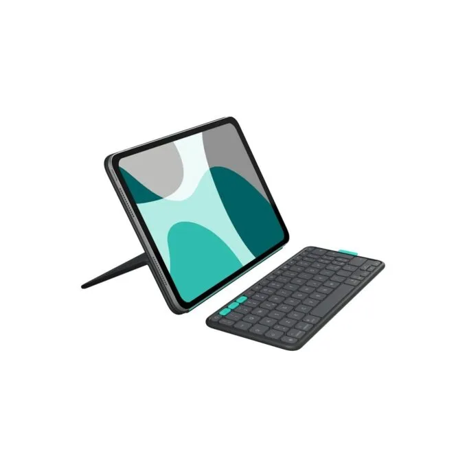 Logitech Flip Folio - Graphite - Bluetooth keyboard case for iPad Pro 11-inch (M4), iPad Air 11-inch (M2/M3), iPad Air 5th gen — image 1