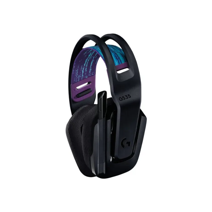 Logitech G LIGHTSPEED Wireless Gaming Headset - G535 - Black, 2.4 GHz USB-A, 33h Battery, Boom Mic — image 3