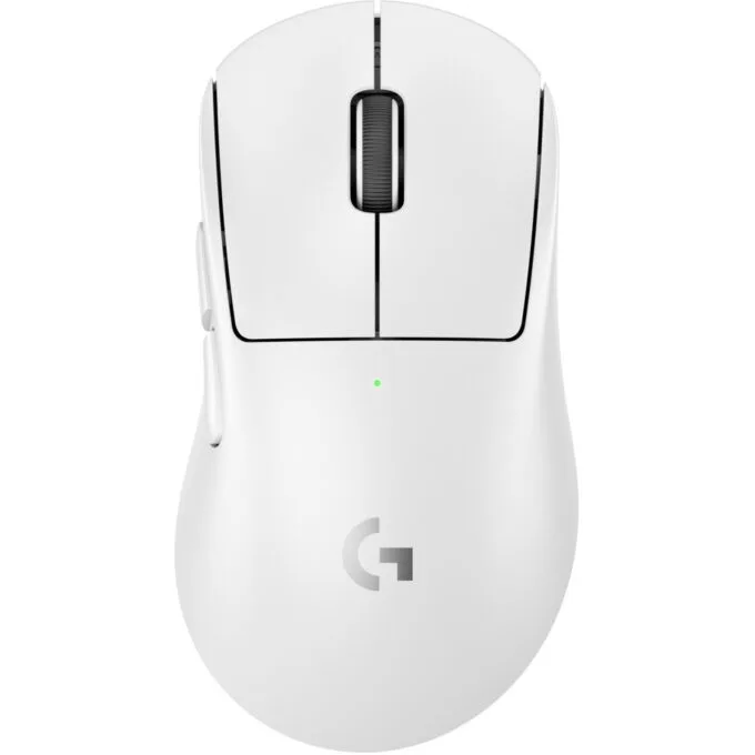 Logitech G PRO X SUPERLIGHT 2 DEX - G PRO X SUPERLIGHT 2 DEX - Ergonomic, Right-Handed, Optical, 5 Buttons, Wireless, White — image 2