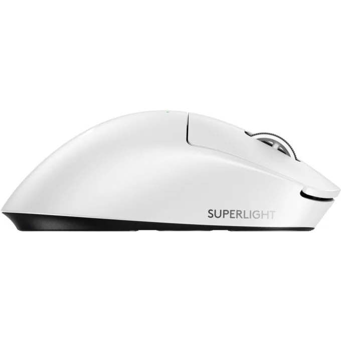 Logitech G PRO X SUPERLIGHT 2 DEX - G PRO X SUPERLIGHT 2 DEX - Ergonomic, Right-Handed, Optical, 5 Buttons, Wireless, White — image 4