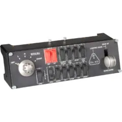 Logitech G Saitek Pro Flight Switch Panel - Wired USB Flight Simulator Instrument Panel - Black