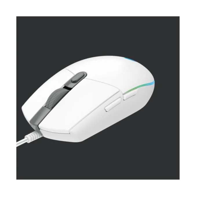 Logitech G203 Gaming Mouse - 910-005797 - Wired USB-A, White, 8000 DPI, RGB, 6 Buttons — image 5