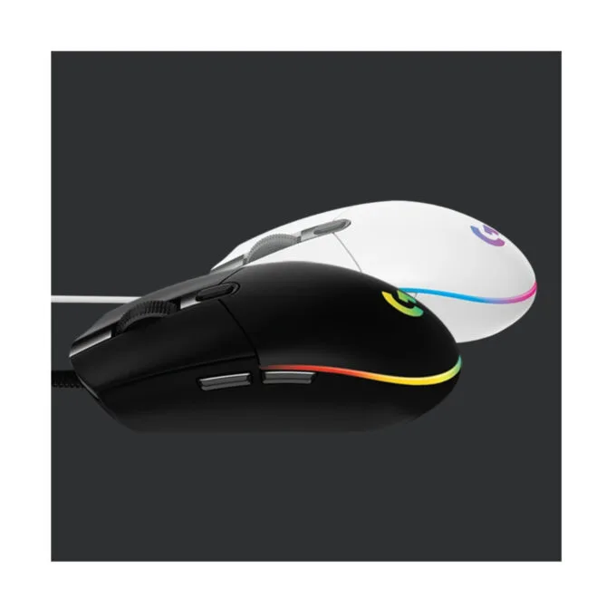 Logitech G203 Gaming Mouse - 910-005797 - Wired USB-A, White, 8000 DPI, RGB, 6 Buttons — image 6