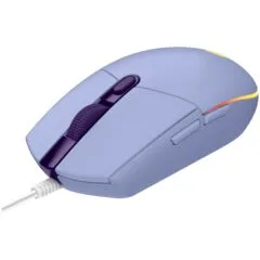 Logitech G203 LIGHTSYNC Gaming Mouse - G203 - White, Wired USB, 8000 DPI, Ambidextrous RGB