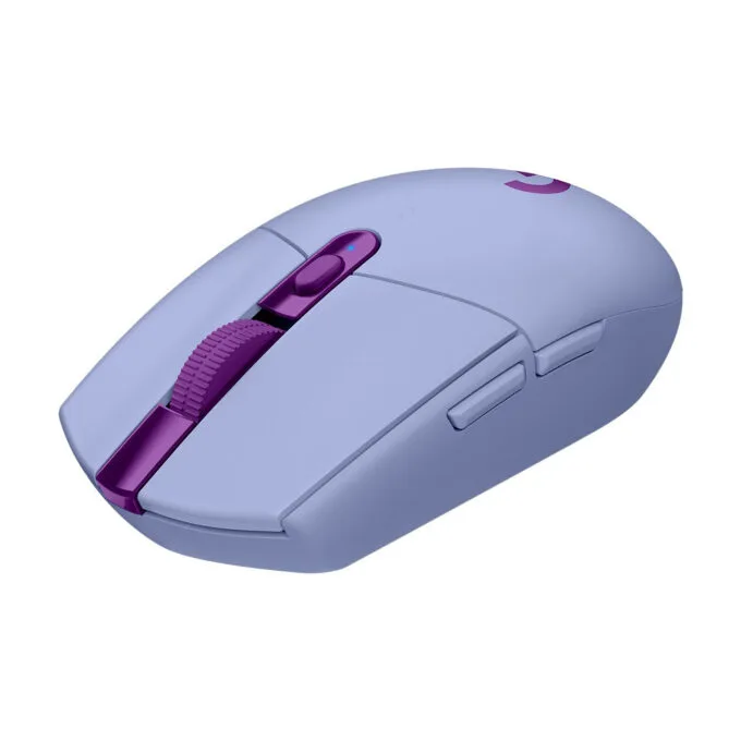 Logitech G305 LIGHTSPEED Wireless Gaming Mouse - G305 - Lilac, 12,000 DPI, 1 ms, 2.4 GHz — image 3
