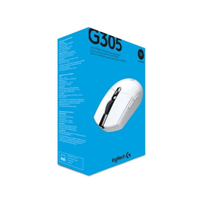 Logitech G305 Wireless Gaming Mouse - 910-005292 - White, 12,000 DPI, 6 Buttons, 2.4 GHz — image 7