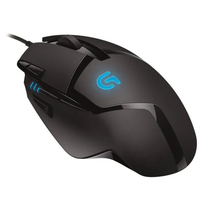 Logitech G402 Hyperion Fury - 910-004067 - Wired Gaming Mouse, Black, 8 Programmable Buttons, Up to 4000 DPI, 1000Hz — image 1