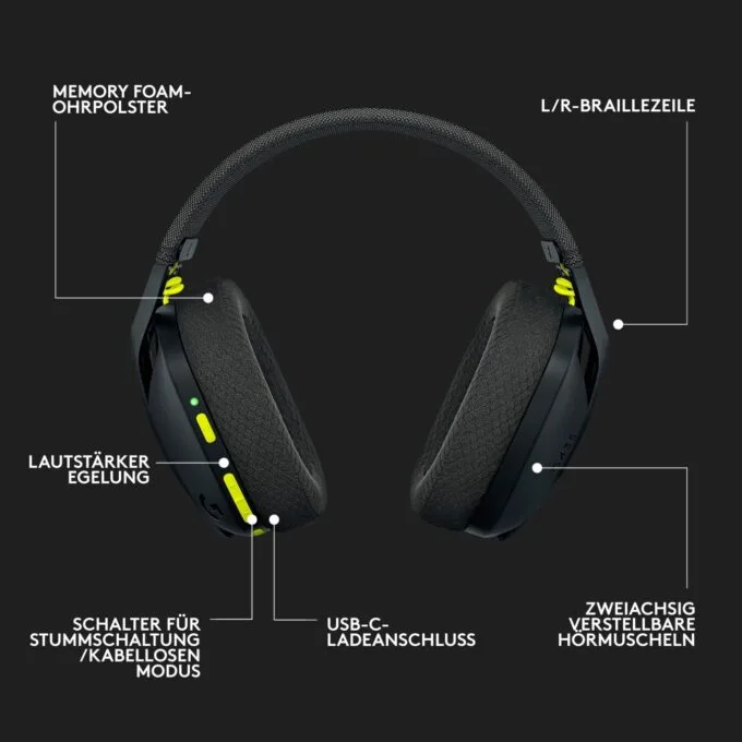 Logitech G435 Wireless Gaming Headset - LIGHTSPEED + Bluetooth — image 6