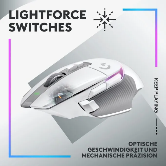 Logitech G502 X PLUS - EER2 - White Premium Wireless Mouse — image 18