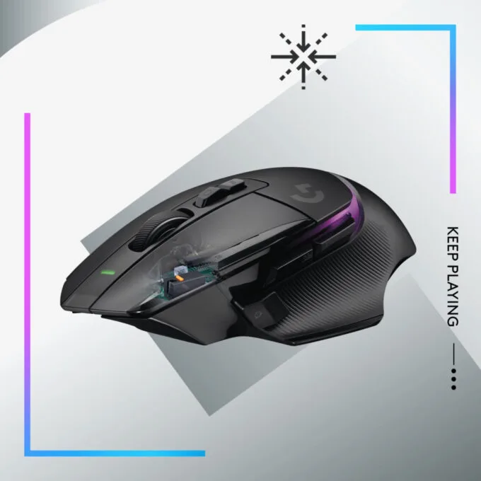 Logitech G502 X Plus Wireless Gaming Mouse - HERO 25K, LIGHTFORCE, 13 Buttons — image 2