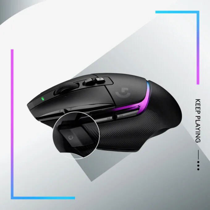 Logitech G502 X Plus Wireless Gaming Mouse - HERO 25K, LIGHTFORCE, 13 Buttons — image 6