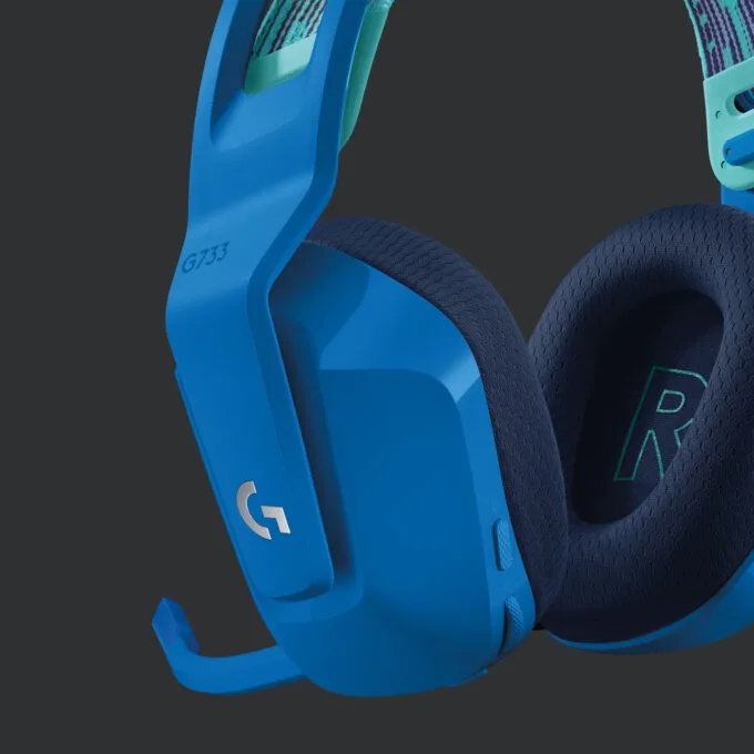 Logitech G733 LIGHTSPEED Wireless RGB Gaming Headset - Blue - DTS Headphone:X, 2.4 GHz, 29h Battery — image 12