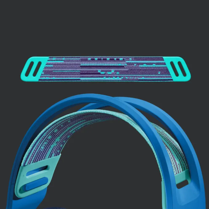 Logitech G733 LIGHTSPEED Wireless RGB Gaming Headset - Blue - DTS Headphone:X, 2.4 GHz, 29h Battery — image 9