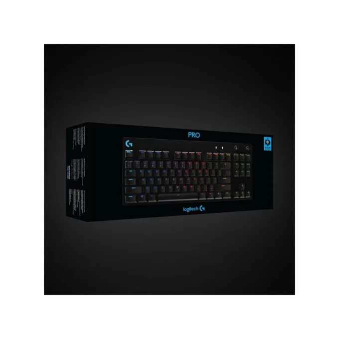 Logitech Gaming Pro USB Qwertz GX Blue mechanical kabelgebunden black - Black, GX Blue mechanical, Wired USB — image 4