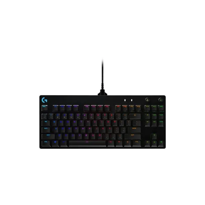Logitech Gaming Pro USB Qwertz GX Blue mechanical kabelgebunden black - Black, GX Blue mechanical, Wired USB — image 1