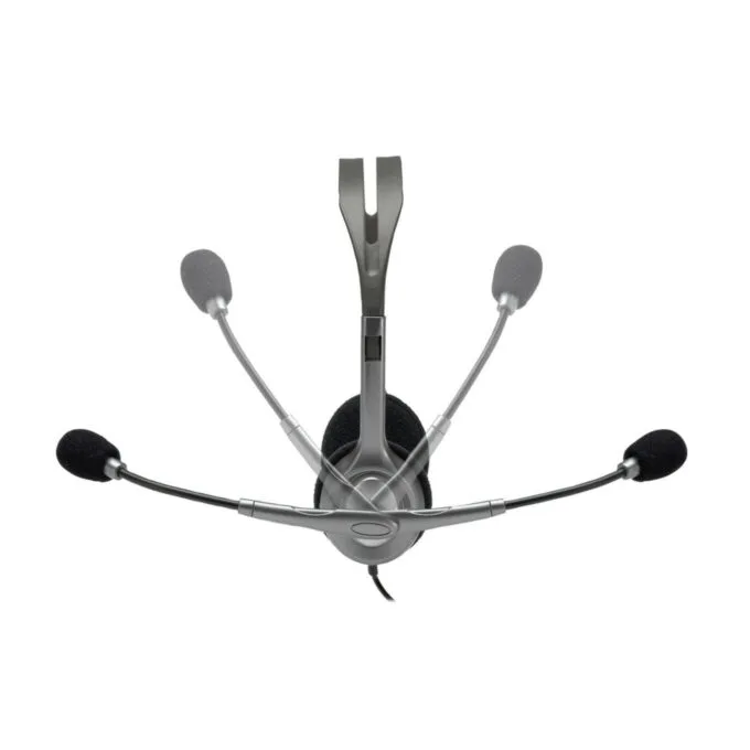 Logitech H111 981-000593 Wired On-Ear Headset Grey 3.5mm Boom Mic 2.35m — image 5