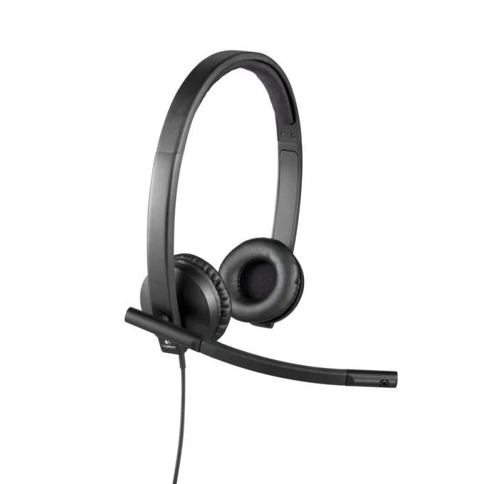 Logitech H570e Stereo Headset - 981-000575 - USB-A Wired Black On-ear Noise-Canceling Mic — image 5