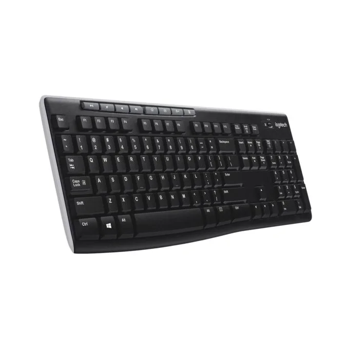 Logitech K270 Wireless Keyboard US Layout - K270 - 2.4 GHz dongle, Windows legends, 100% Full-size, Scissor switches — image 1