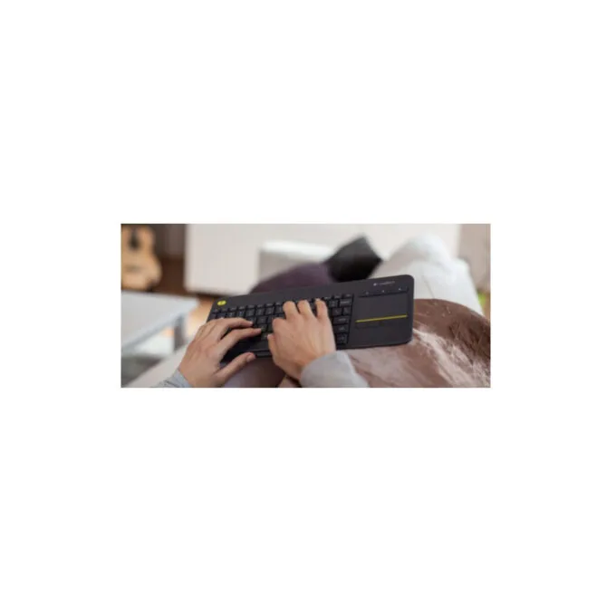 Logitech K400 Plus Wireless RF Touch Keyboard German QWERTZ Black — image 6