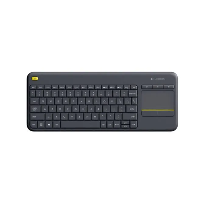 Logitech K400 Plus Wireless RF Touch Keyboard German QWERTZ Black — image 1