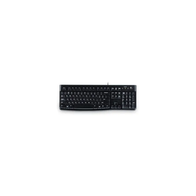 Logitech Keyboard - K120 - Full-size (100%) Wired USB QWERTY, Black — image 1