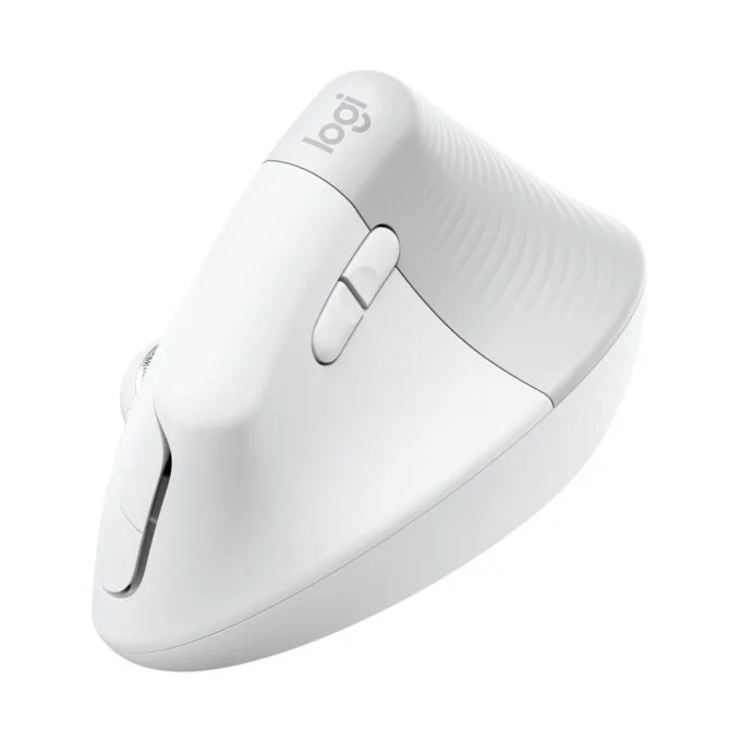 Logitech Lift for Business - Vertical Ergonomic Right-Hand Mouse - Off-White, Bluetooth & Logi Bolt 2.4GHz, 4000 DPI — image 5