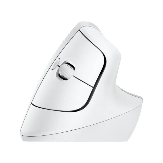 Logitech Lift for Business - Vertical Ergonomic Right-Hand Mouse - Off-White, Bluetooth & Logi Bolt 2.4GHz, 4000 DPI — image 7