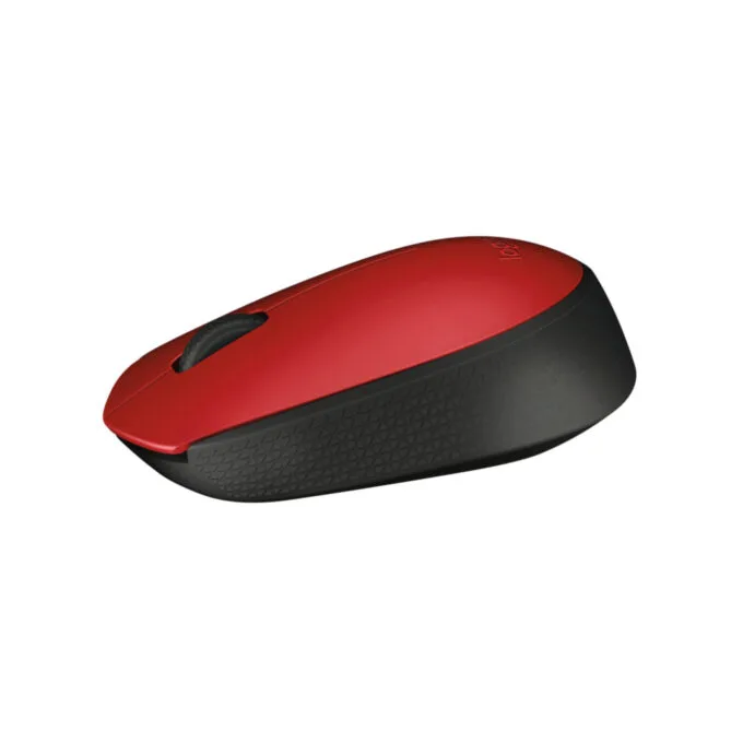 Logitech M171 Wireless Mouse - 910-004641 - Ambidextrous Red, 1000 DPI, 2.4GHz Nano USB Receiver, AA Battery — image 5