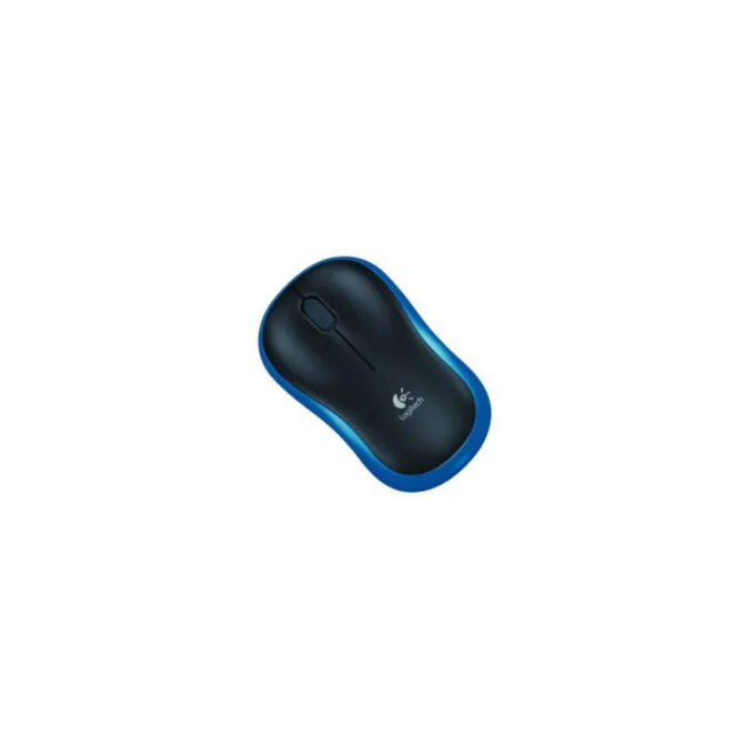 Logitech M185 Wireless Mouse - 910-002239 - Ambidextrous, Blue/Black — image 4