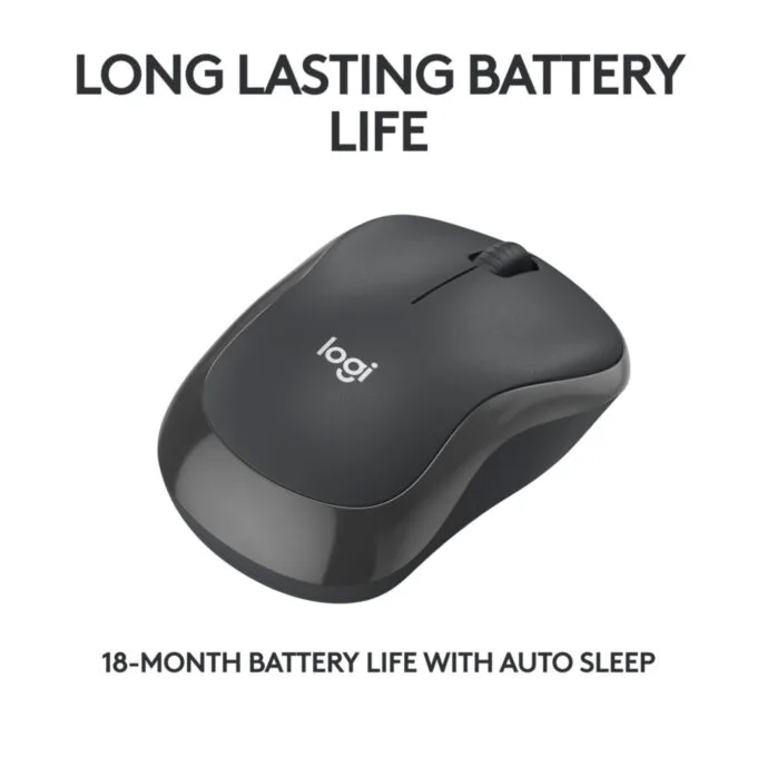 Logitech M240 Bluetooth Silent Mouse - 910-007119 Graphite Ambidextrous — image 4
