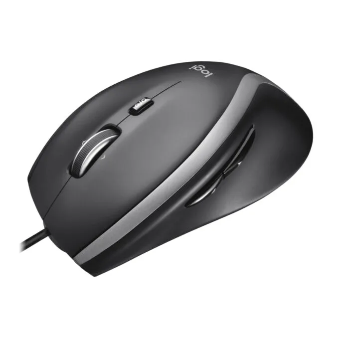 Logitech M500s Advanced Corded Mouse - 910-005784 - Black, Wired USB, 4000 DPI, 7 Buttons, Right-Hand Ergonomic — image 2
