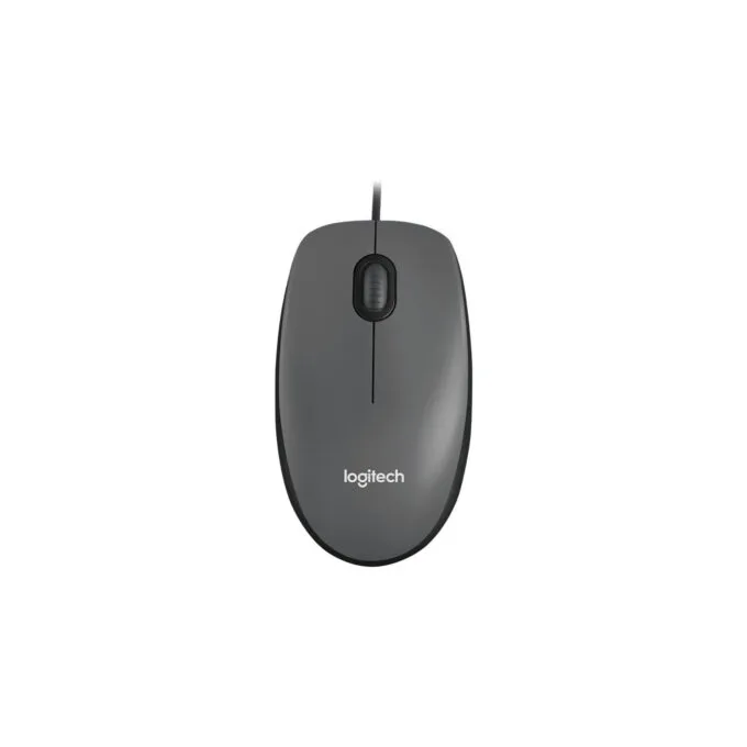 Logitech M90 Wired Optical Mouse - Grey - USB Type-A, 1000 DPI, Ambidextrous — image 1