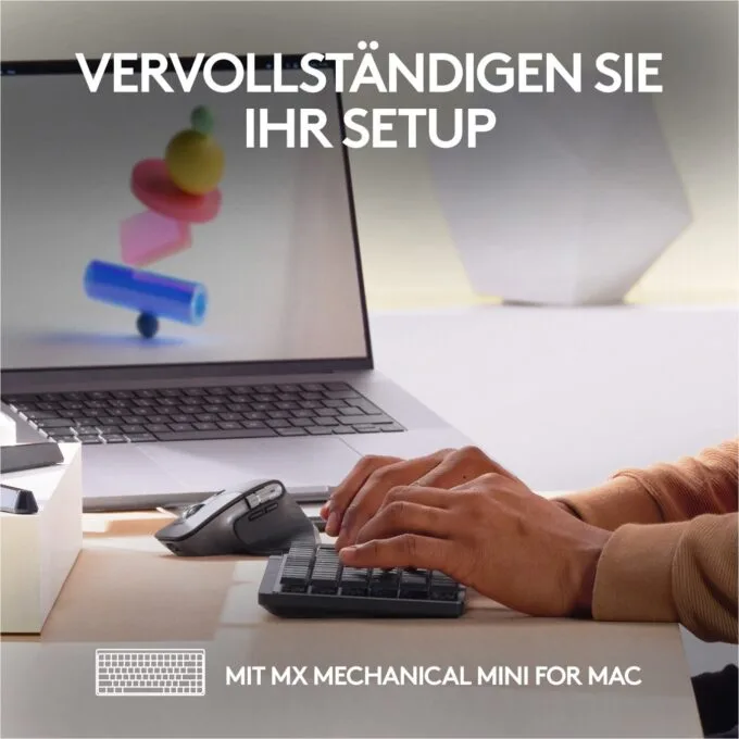 Logitech Master Series MX Master 3S for Mac - MX Master 3S - Gray — image 8