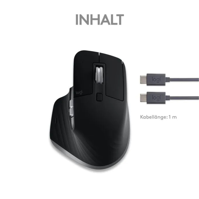 Logitech Master Series MX Master 3S for Mac - MX Master 3S - Gray — image 9