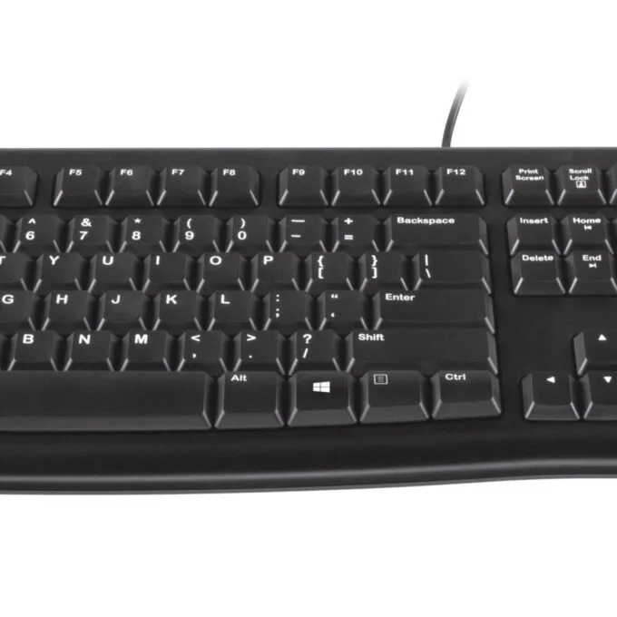 Logitech MK120 Wired Keyboard & Mouse Combo - 920-002562 - Black — image 6