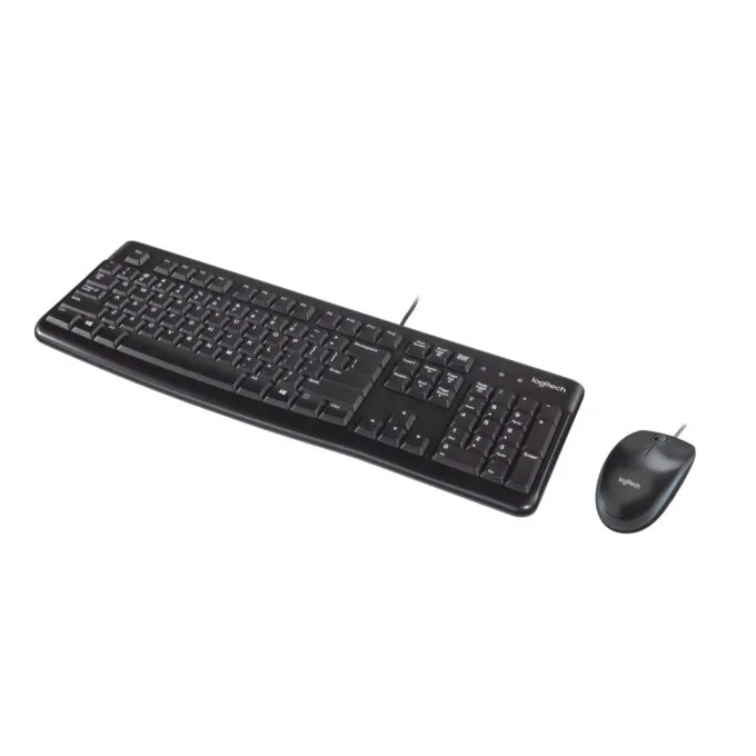 Logitech MK120 Wired Keyboard & Mouse Combo - 920-002562 - Black — image 7