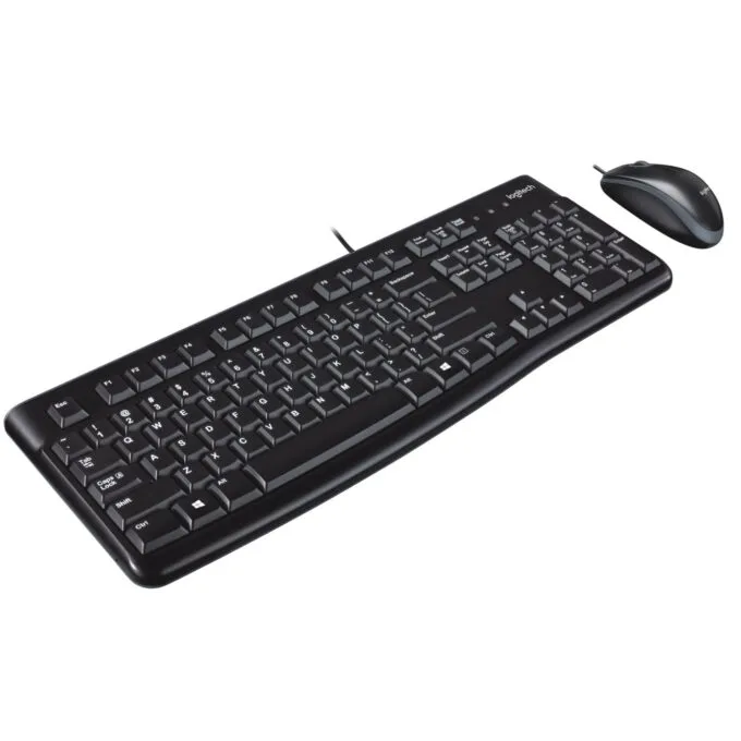 Logitech MK120 Wired Keyboard & Mouse Combo - 920-002562 - Black — image 1