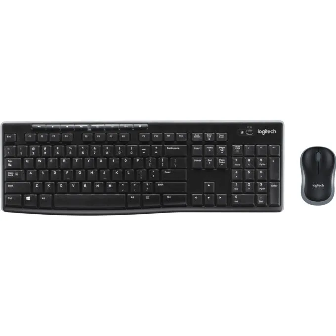 Logitech MK270 Wireless Combo - Full-Size Spanish QWERTY Keyboard & Optical Mouse — image 2