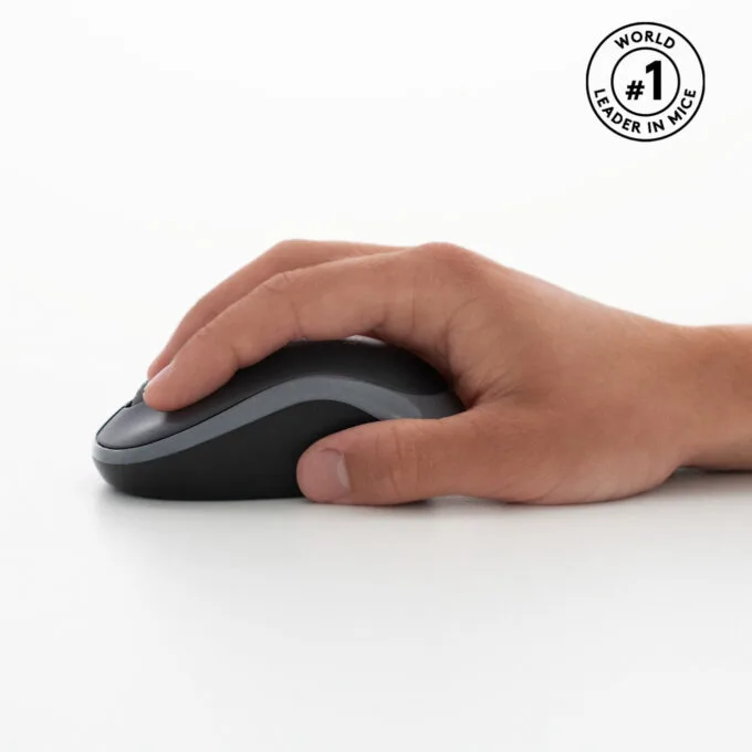 Logitech MK270 Wireless Combo - MK270 - Swiss CH QWERTZ, Black, Full-size Keyboard & 2.4GHz Optical Mouse — image 3