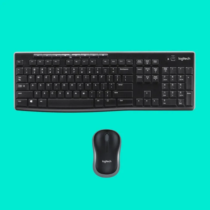 Logitech MK270 Wireless Combo - MK270 - Swiss CH QWERTZ, Black, Full-size Keyboard & 2.4GHz Optical Mouse — image 6