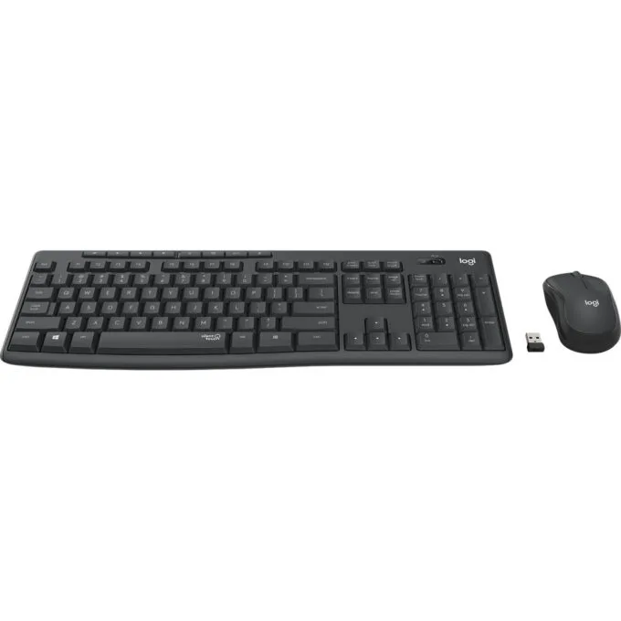 Logitech MK295 Silent Wireless Combo - MK295 - Full-size Wireless Keyboard & Silent Mouse, Graphite — image 2