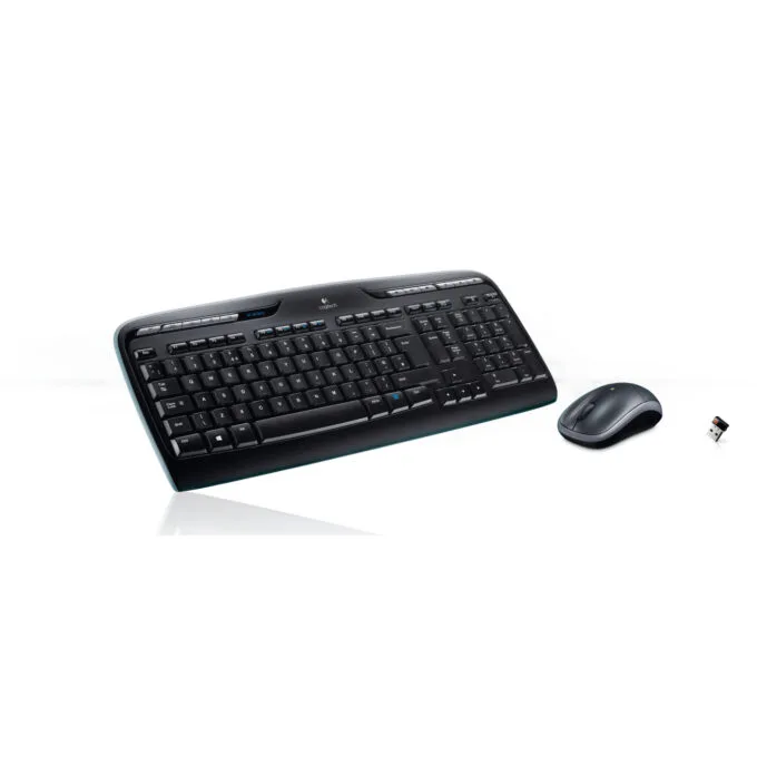 Logitech MK330 Wireless Keyboard & Mouse Combo 920-003989 Black US-Intl — image 2