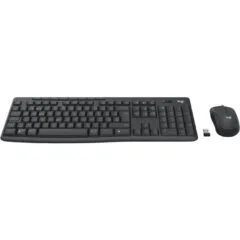 Logitech MK370 Wireless Desktop Combo - Bluetooth - Graphite - Swiss QWERTZ - Full-size Keyboard & Ambidextrous Mouse