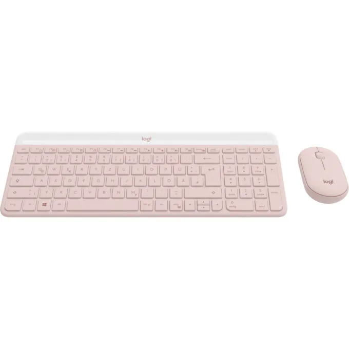 Logitech MK470 Slim Combo - MK470 - Rose — image 2