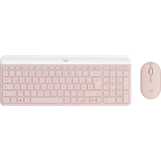 Logitech MK470 Slim Combo - MK470 - Rose — image 1