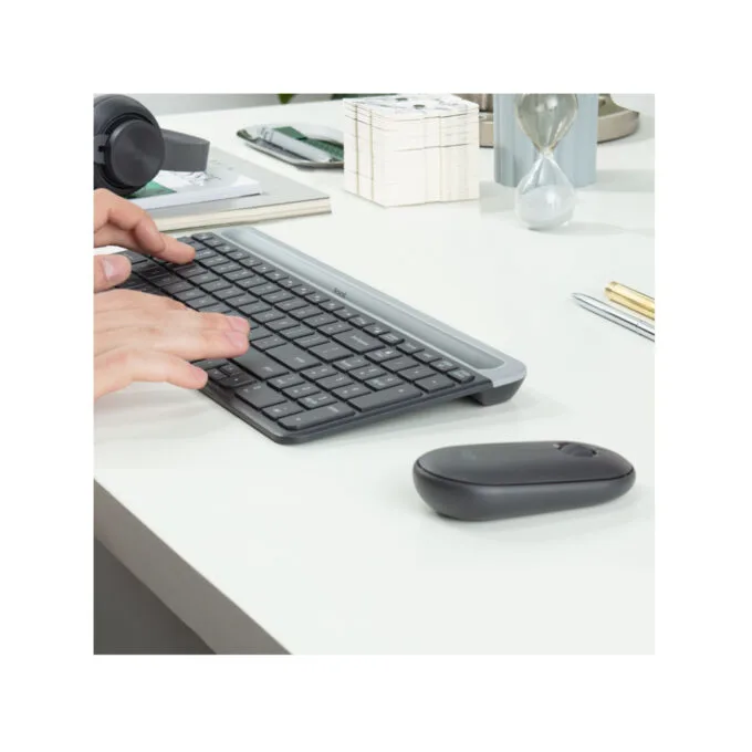 Logitech MK470 Slim Wireless Keyboard & Mouse Combo - 920-009204 - Graphite, US International (QWERTY), 2.4 GHz — image 3