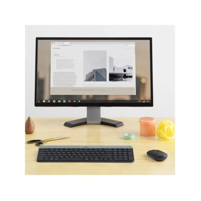 Logitech MK470 Slim Wireless Keyboard & Mouse Combo - 920-009204 - Graphite, US International (QWERTY), 2.4 GHz — image 4