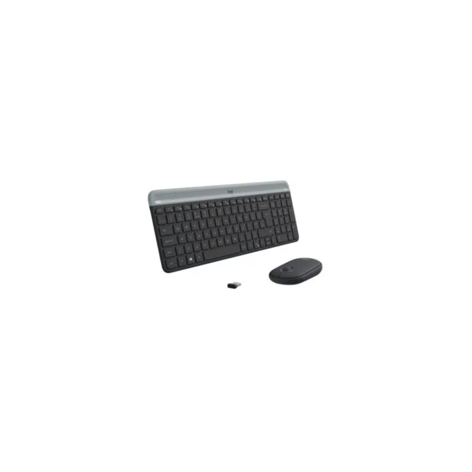 Logitech MK470 Slim Wireless Keyboard & Mouse Combo - 920-009204 - Graphite, US International (QWERTY), 2.4 GHz — image 1