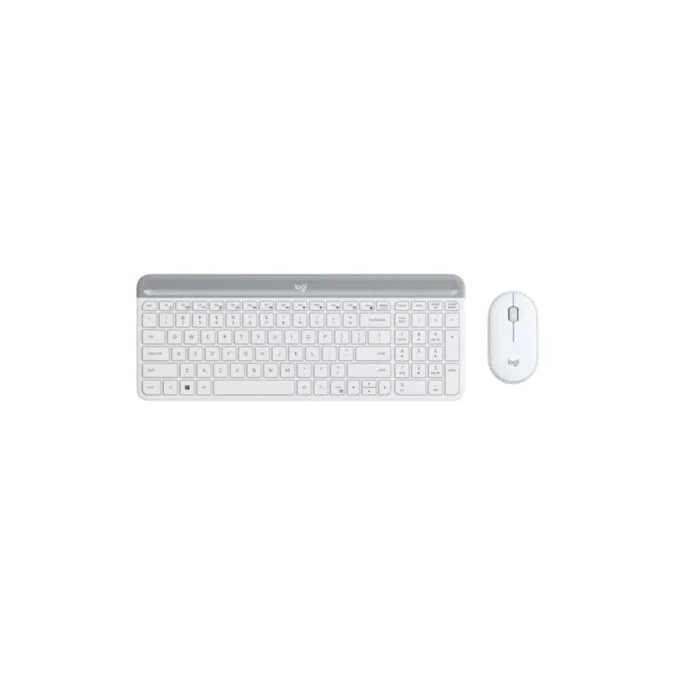Logitech MK470 Wireless Slim Keyboard & Mouse Combo - 920-009189 - White, German QWERTZ, 2.4 GHz — image 1