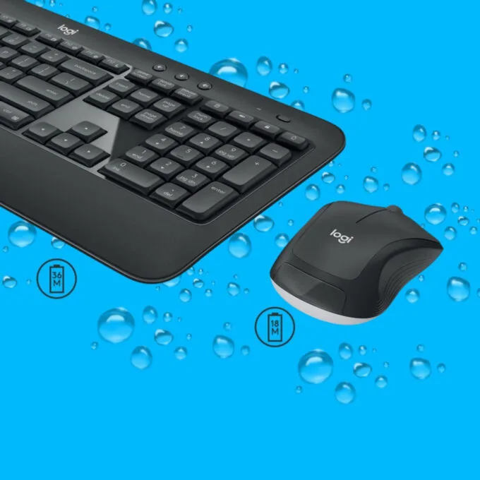 Logitech MK540 Wireless Keyboard & Mouse Combo - 920-008685 - Black — image 4